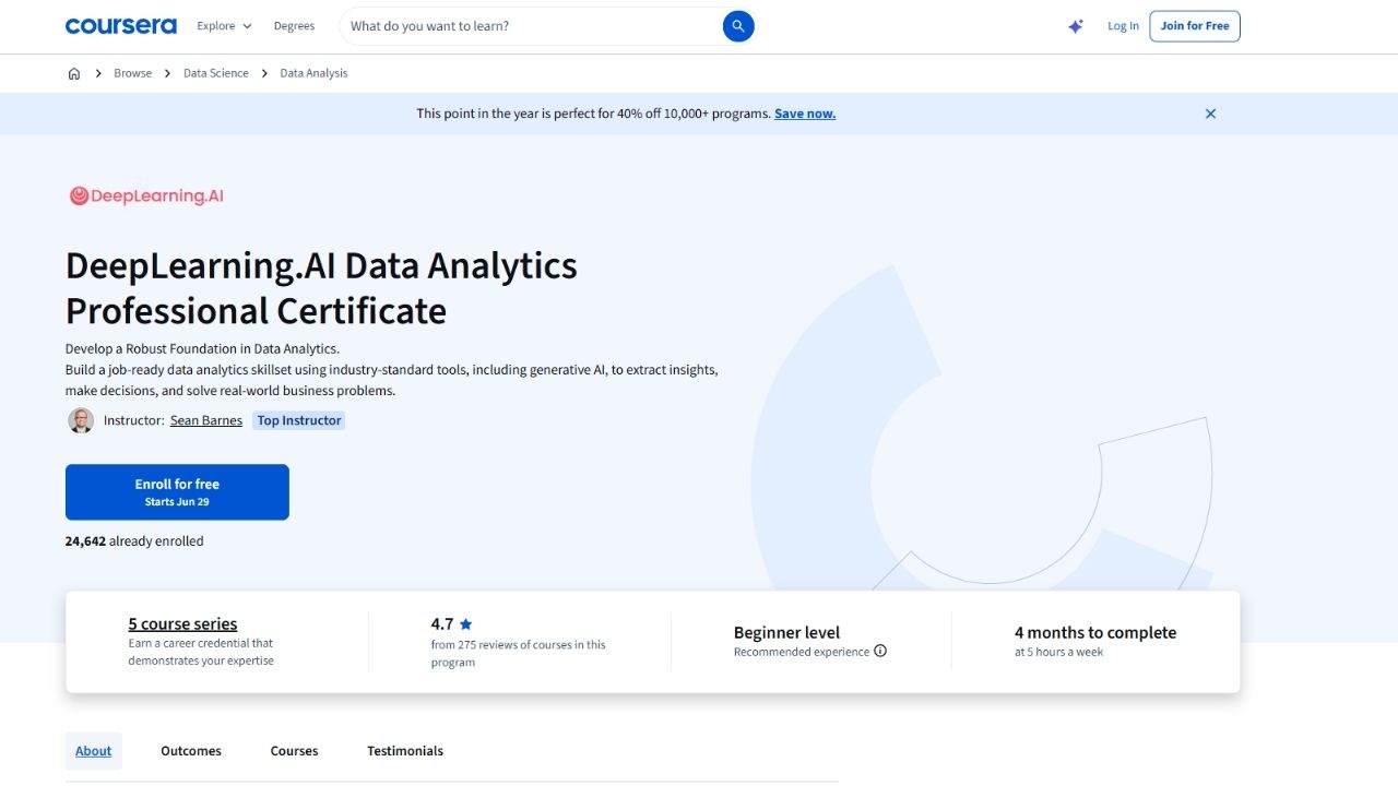 Coursera - Google Data Analytics Professional Certificate