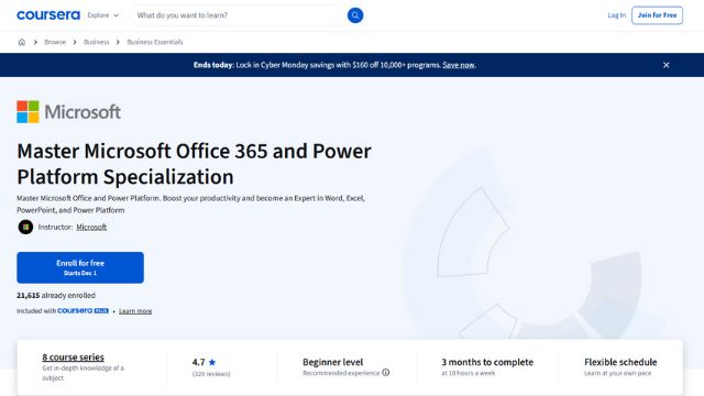 Coursera - Microsoft Office Fundamentals