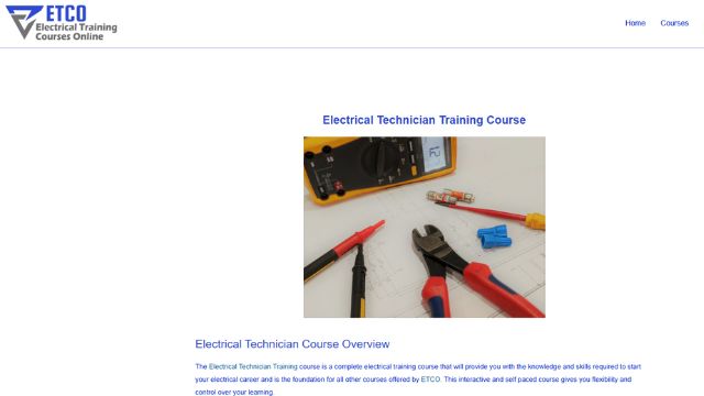 ETCO - Online Electrical Technician Training Course