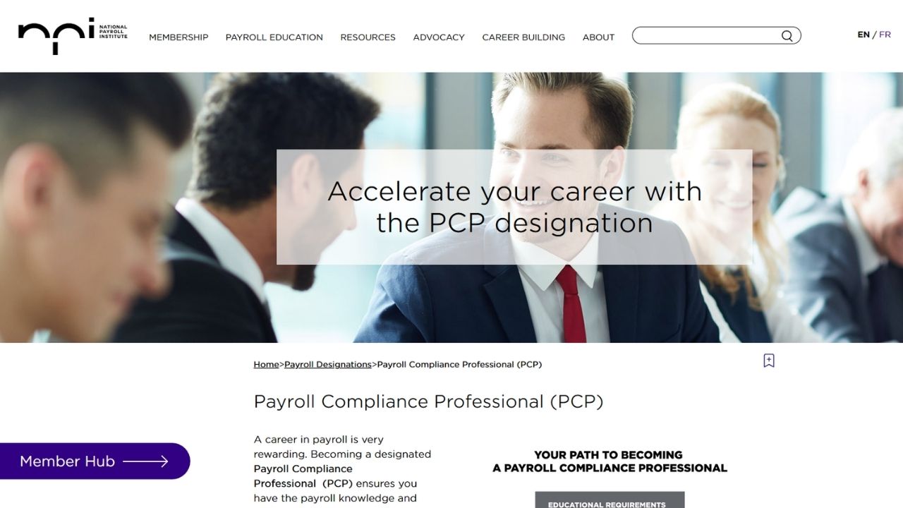 Payroll Compliance Practitioner (PCP) Designation
