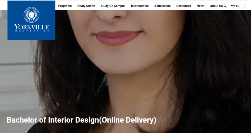the screenshot from the course Yorkville University - Bachelor of Interior Design