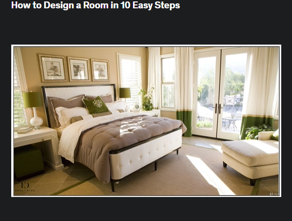The screenshot from the course Udemy - How to Design a Room