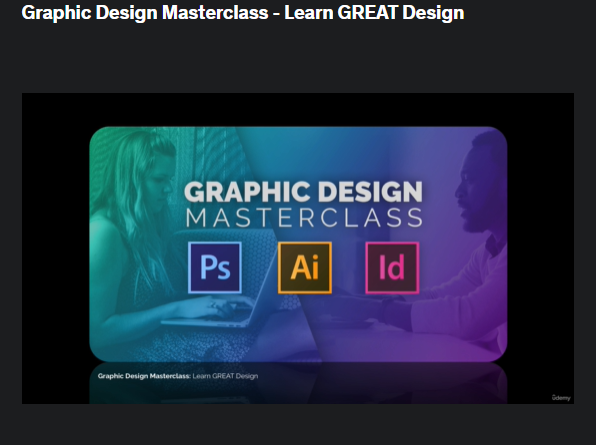 the screenshot from the course of Udemy - Graphic Design Masterclass