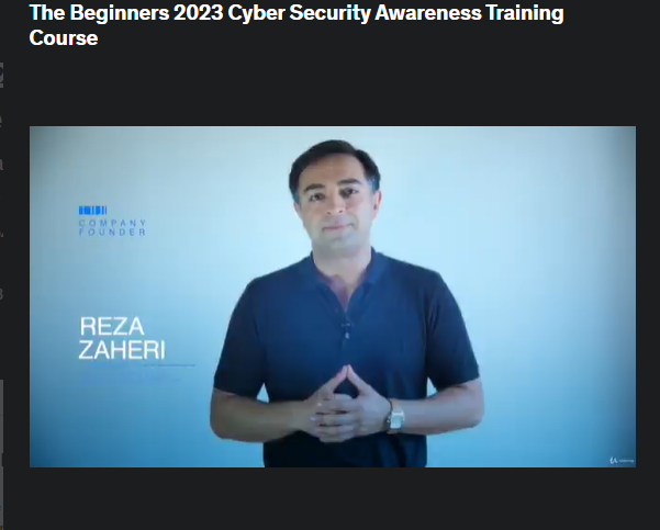 the screenshot from the course The Beginners Cyber Security Awareness Training Course 2023