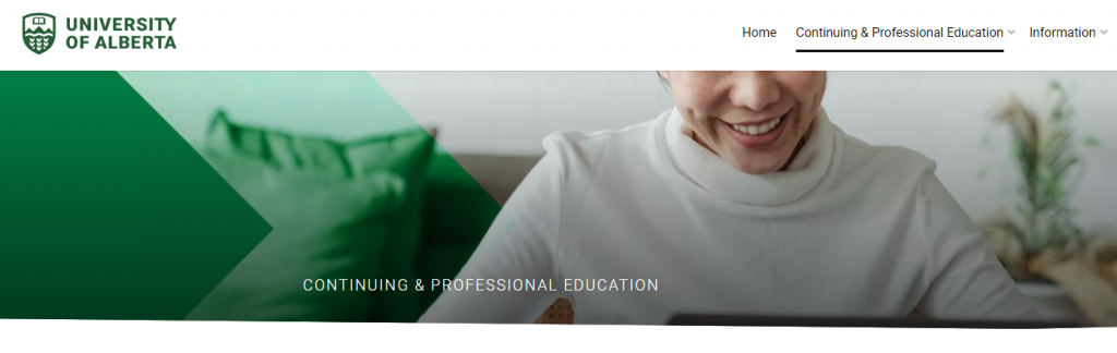 the screenshot from the course of University of Alberta Continuing Education - Digital Marketing