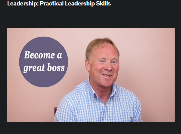 the screenshot from the course of Udemy - Practical Leadership Skills