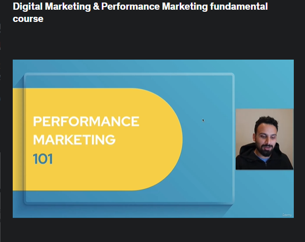 the screenshot from the course Udemy - Digital Marketing & Performance Marketing Fundamental Course
