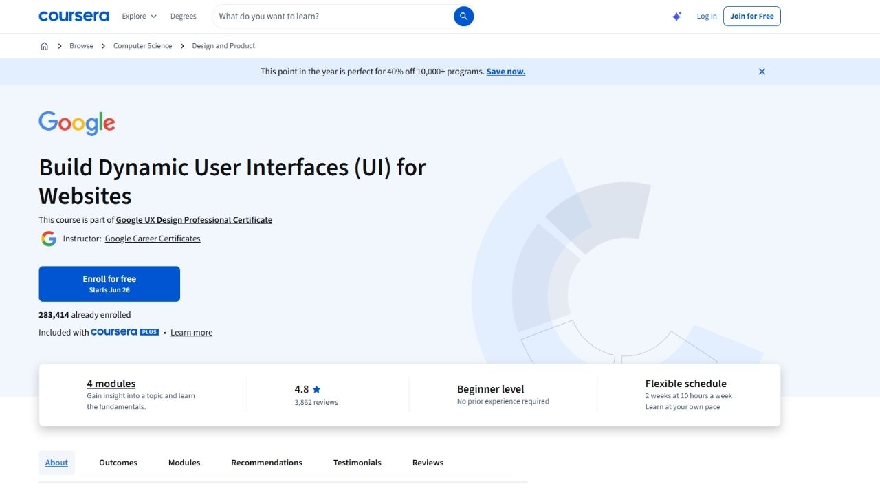 Build Dynamic User Interfaces (UI) for Websites