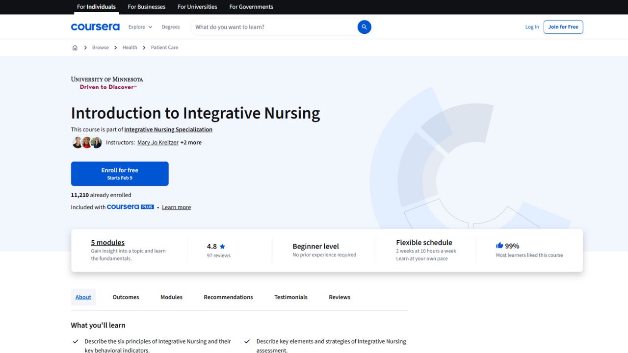 Coursera - Integrative Nursing