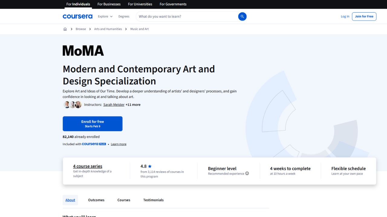 Coursera - Modern and Contemporary Art and Design