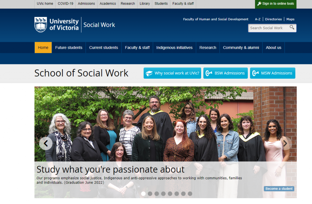 the screenshot from the course of University of Victoria - School of Social Work