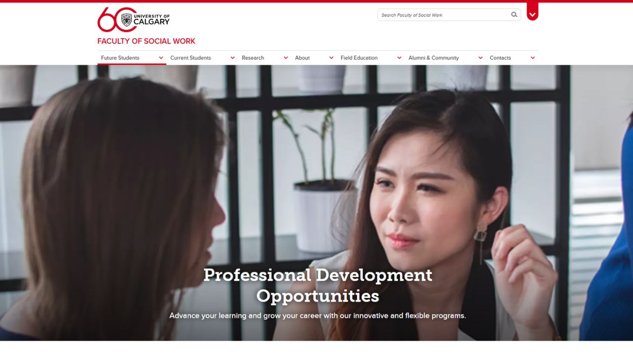 University of Calgary - Social Work Continuing Education (Online Courses)