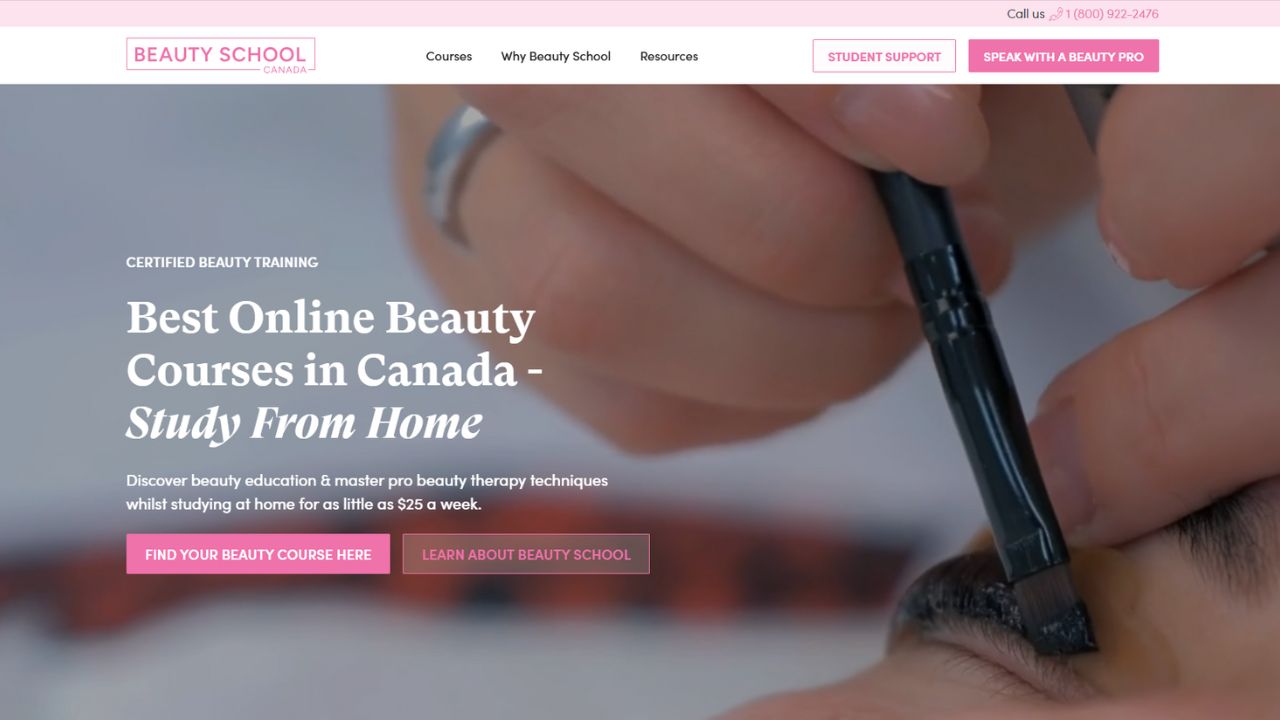 Canadian Beauty School - Online Beauty Therapy Courses (Skincare & Aesthetics Modules)