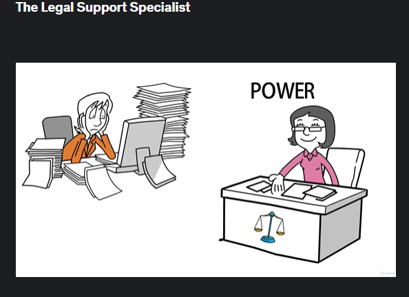 the screenshot from the course of Udemy - The Legal Support Specialist