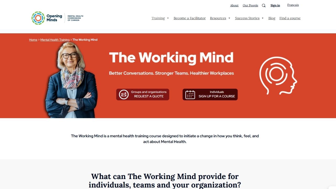 Opening Minds - The Working Mind