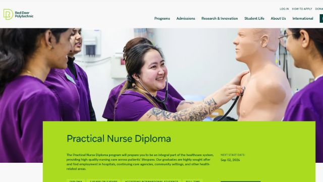 Red Deer Polytechnic - Practical Nurse Diploma (Online Stream)