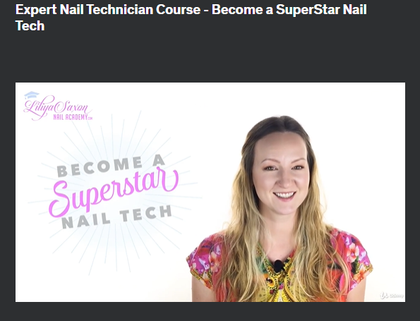 the screenshot from the course of Udemy - Expert Nail Technician Course - Become a SuperStar Nail Tech