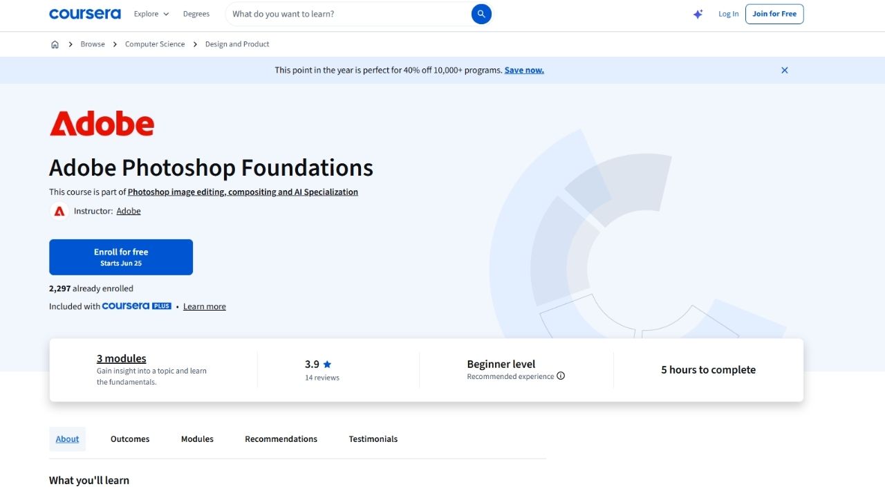 Coursera - Adobe Photoshop Foundations