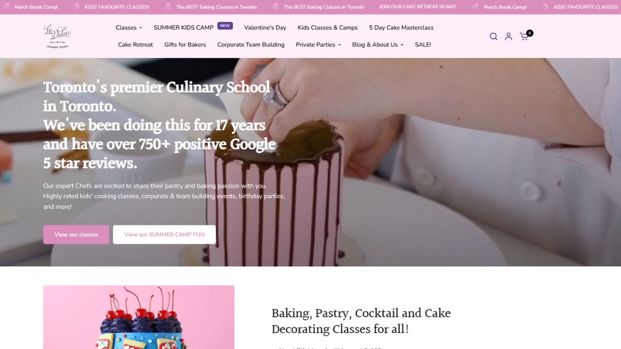 Le Dolci Culinary Classroom - Online Baking & Pastry Classes