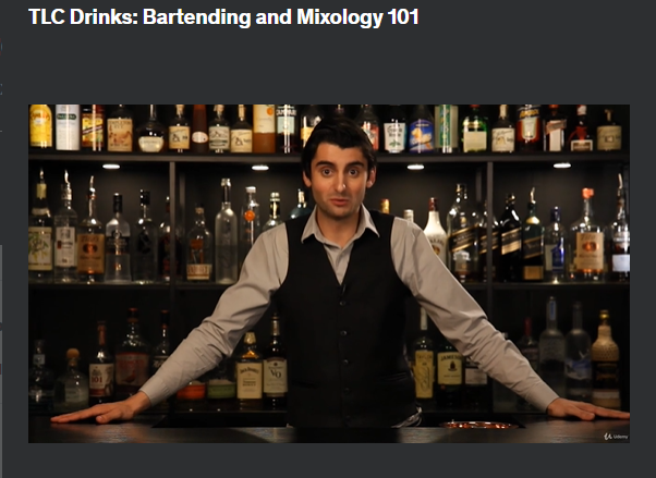 the screenshot from the course of Udemy - TLC Drinks: Bartending and Mixology 101