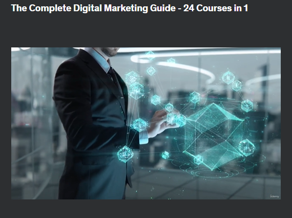 the screenshot from the course of Udemy - The Complete Digital Marketing Guide