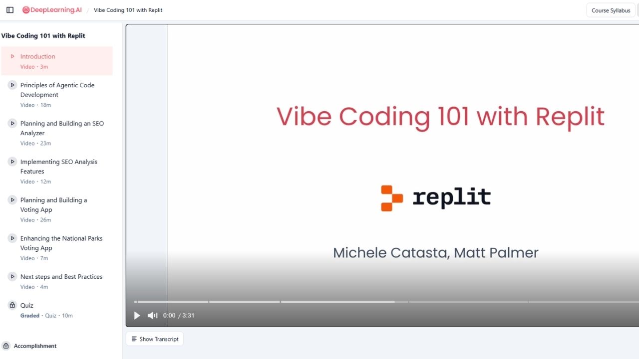 Vibe Coding 101 with Replit